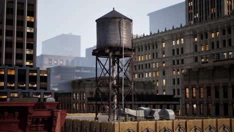 new york water tower tank detail