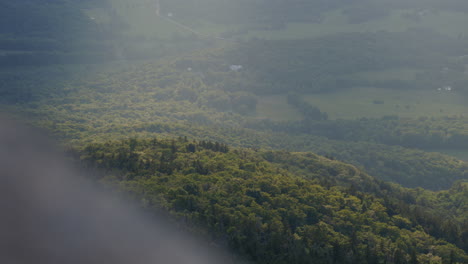 A-sunset-view-from-the-top-of-a-mountain-in-Vermont