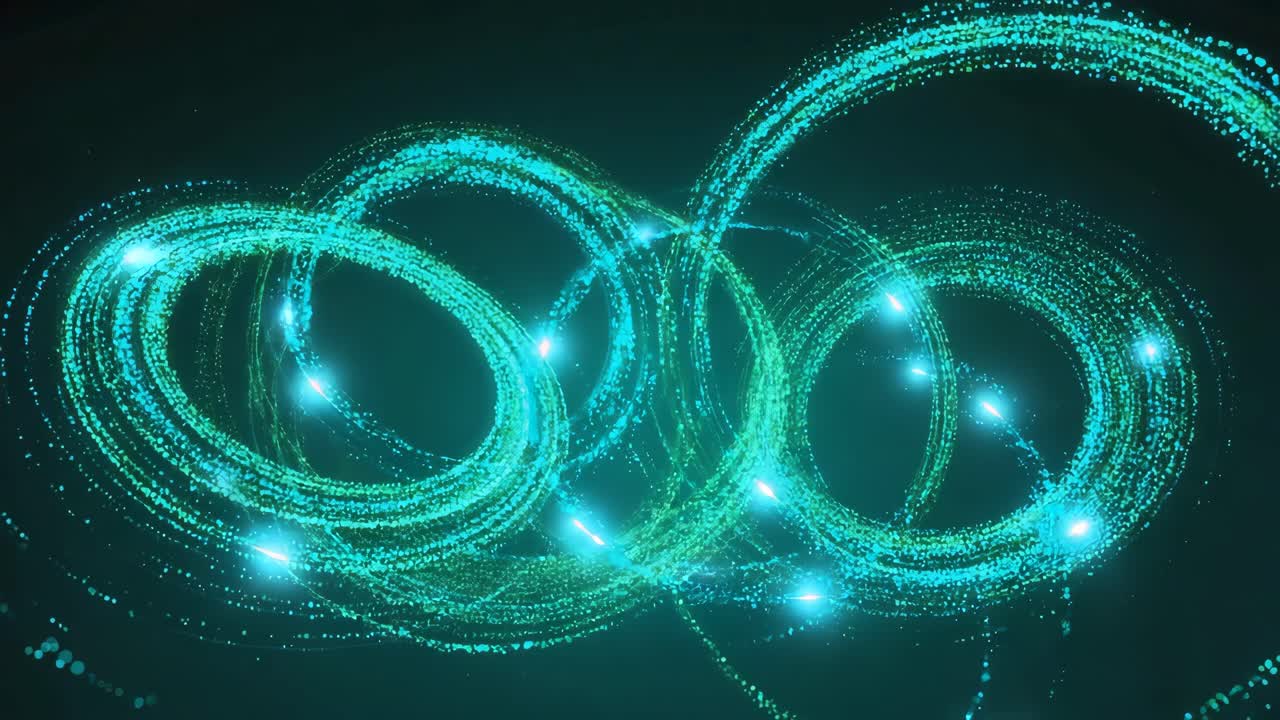 추상적인 반이는 빛의 흔적