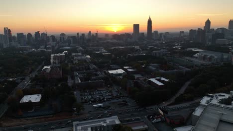 Sonnenaufgang-Ausziehbare-Antenne-Atlanta-Georgia