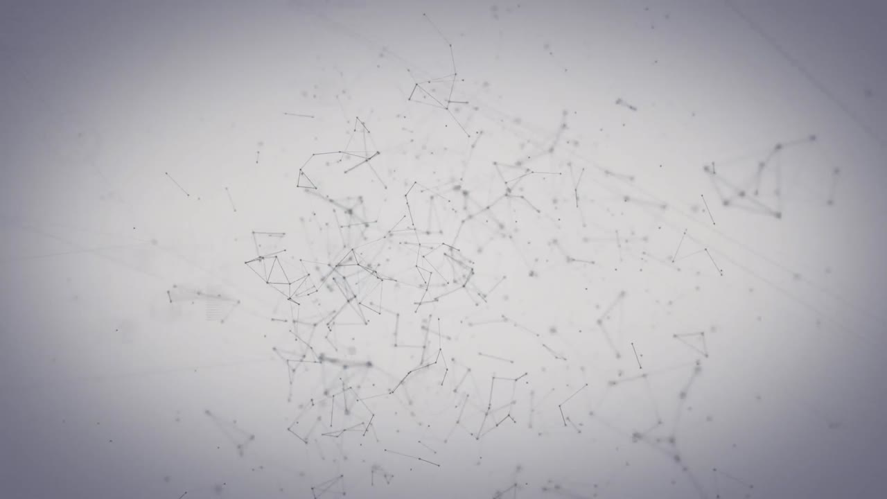 Animation of data processing over shapes