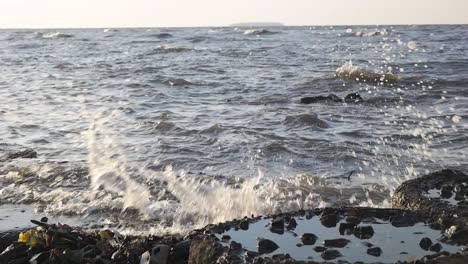 slow-motion-ocean-waves-in-the-afternoon