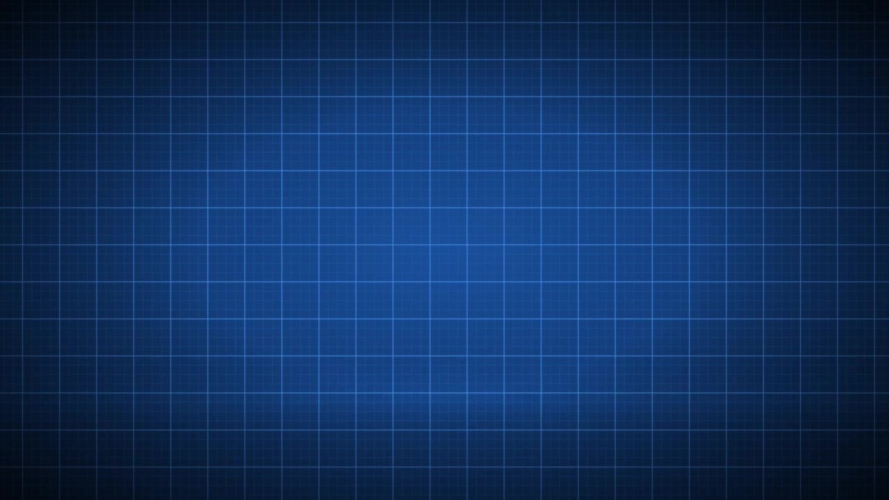 Abstract Blue Grid Background with Subtle Light Pulse
