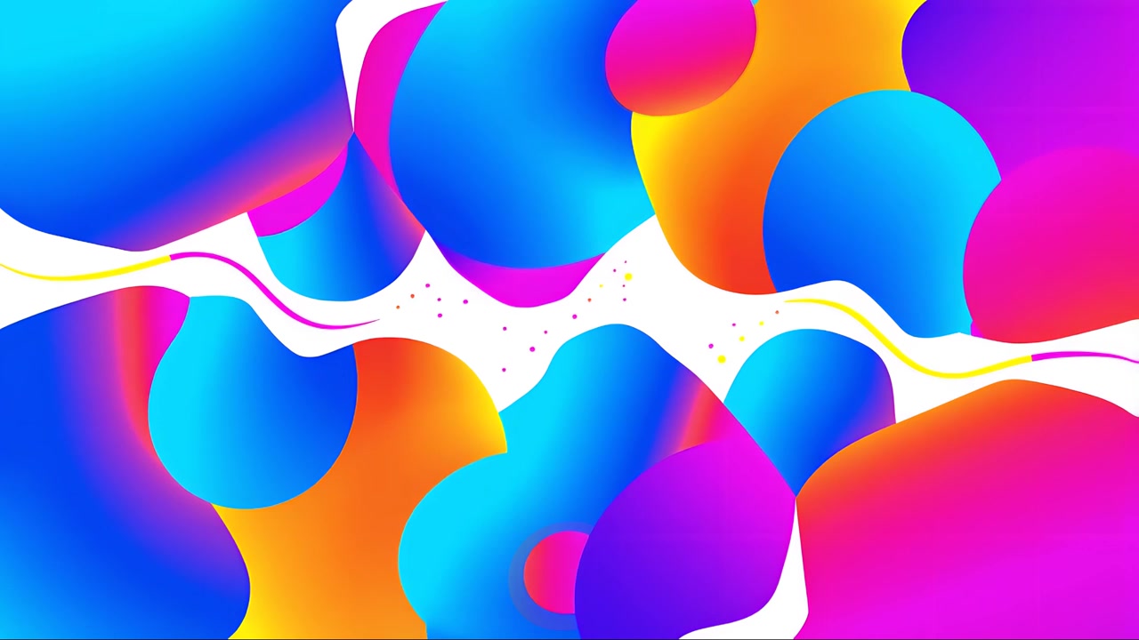 Sfondo Animato Astratto e Colorato 4K