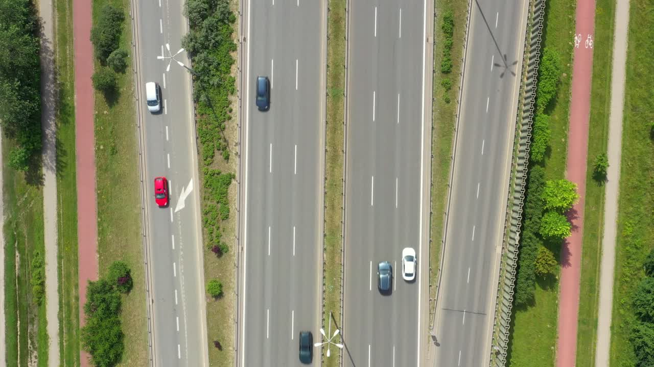 자유 도로의 상위 뷰