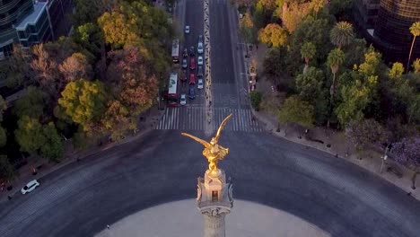 el ángel de la independencia.