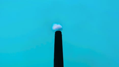 a chimney emitting hazardous smoke - air pollution