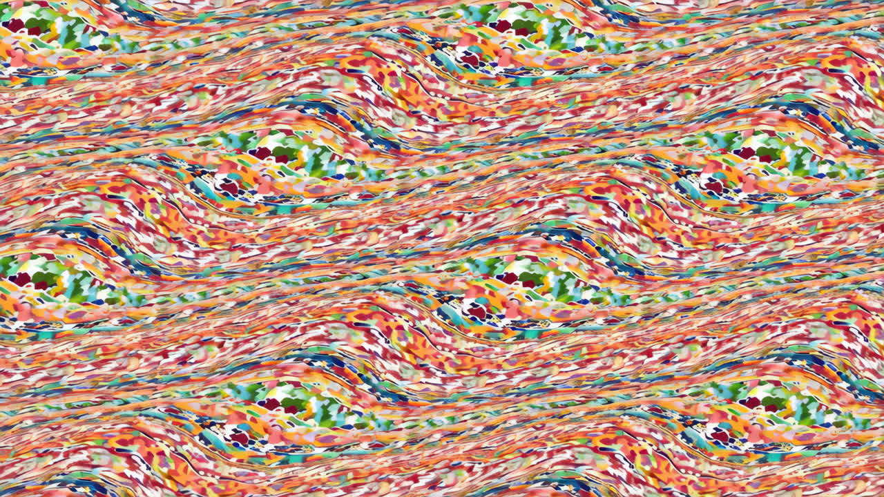 Vibrant Abstract Wavy Colorful Pattern