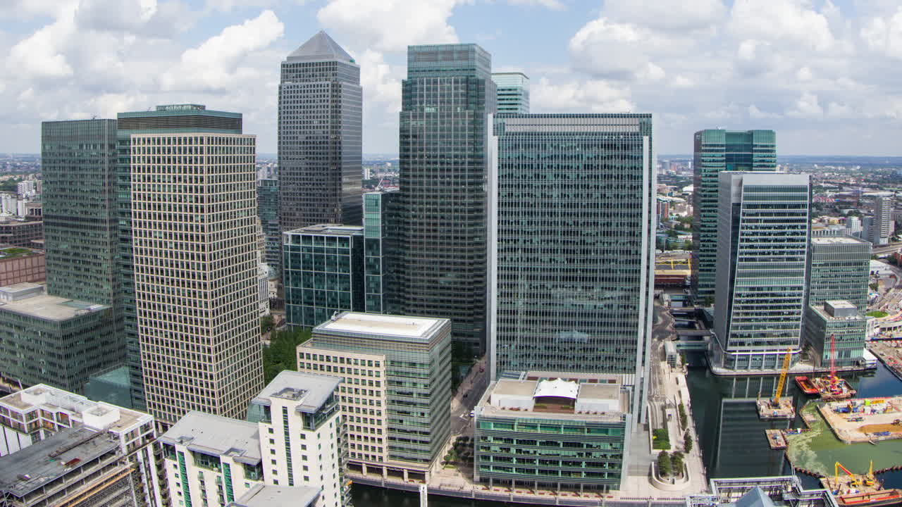 카나리 워프 런던 피쉬아이 01