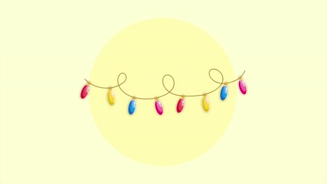 colorful christmas string lights