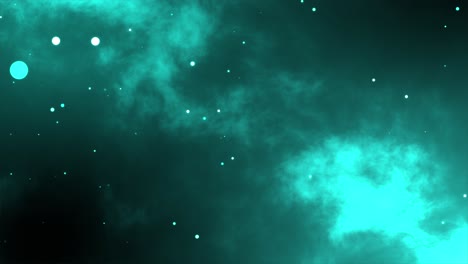 3D-motion-graphics-background-glow-particle-solar-energy-universe-night-time-glitter-stars-magic-visual-effect-4K-colour-dark-teal-aqua