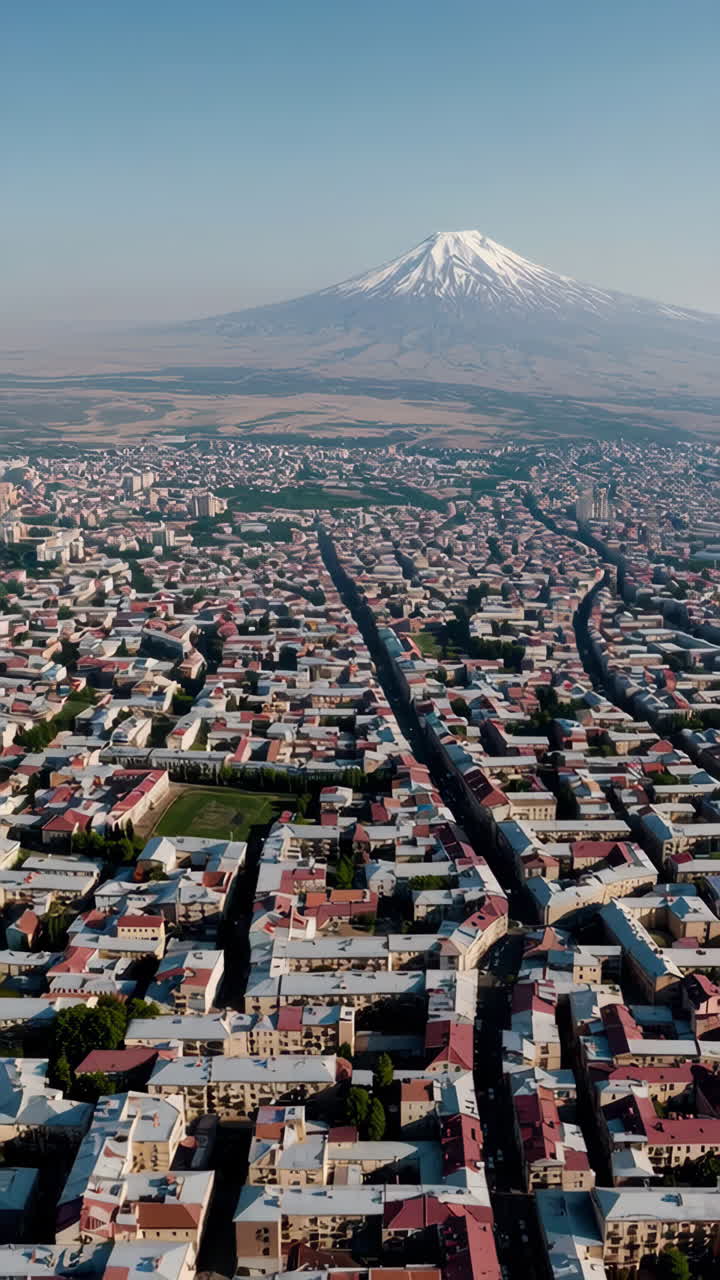 Yerevan Cityscape with Mount Ararat