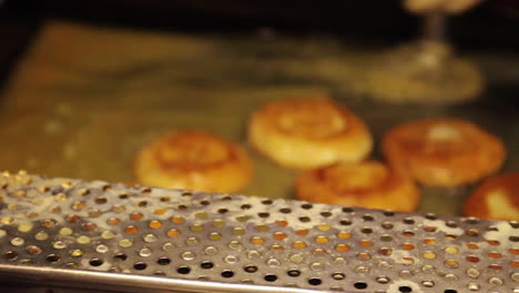 cooking korean fried dumplings