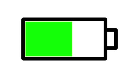 battery discharging animation