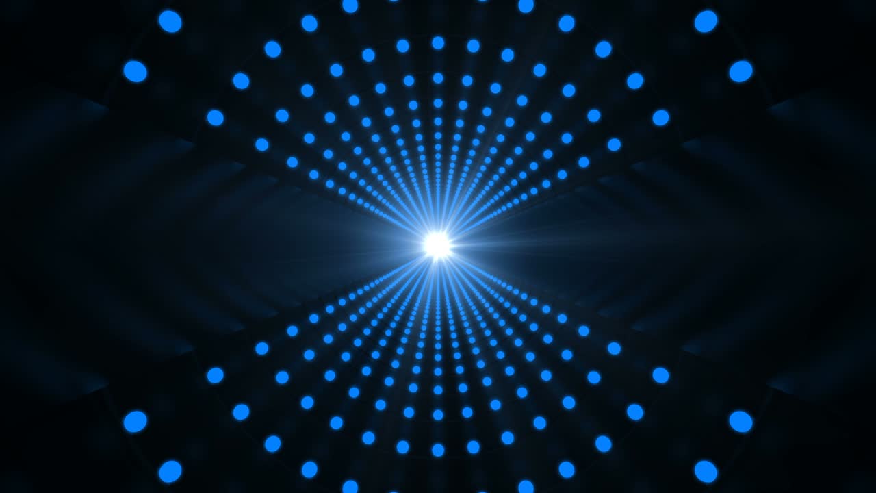 파란색 루프 반이는 배경 터널