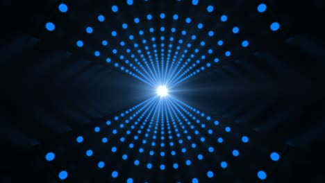 blue looped glossy background tunnel