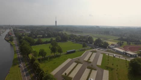 Das-Neu-Gebaute-Wohngebiet-In-Der-Nähe-Von-Goese-Meer-In-Den-Niederlanden