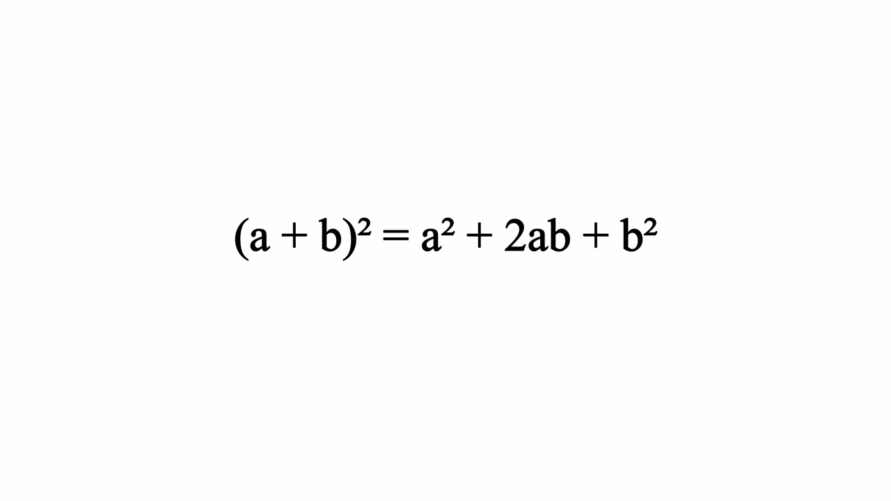 ALGEBRA FORMULA 2 appear on whiteboard