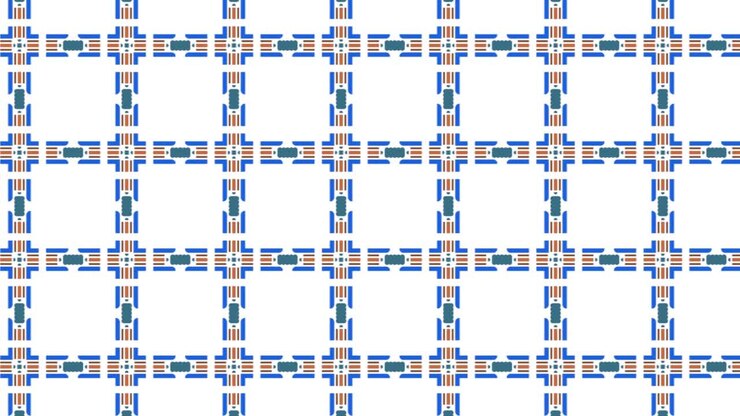 Transition animation of a yellow and brown brick wall pattern sliding on from right to left on a black screen_Corporate Background Element