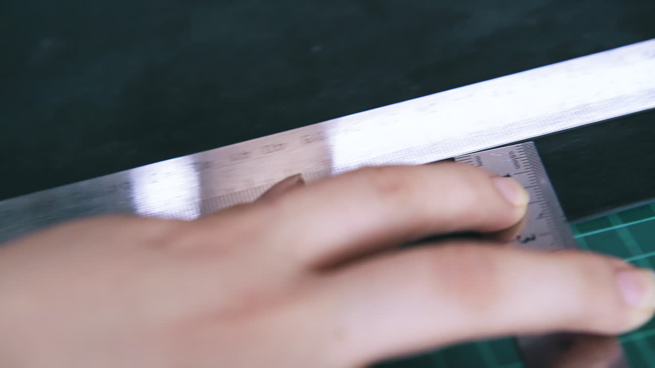 전문 크레이터가 가죽 직물에 대한 조치를 확인합니다.