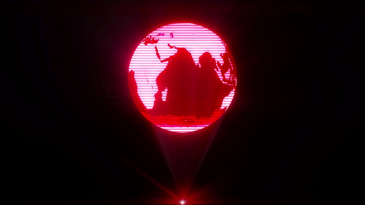 지구 홀로그램 세계 홀로그램 sf 프로젝터 미래 기술 오류 루프 4k