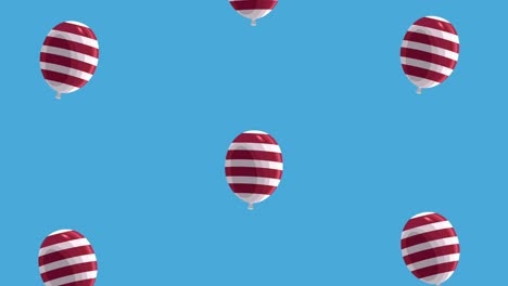 balloons helium with usa flag