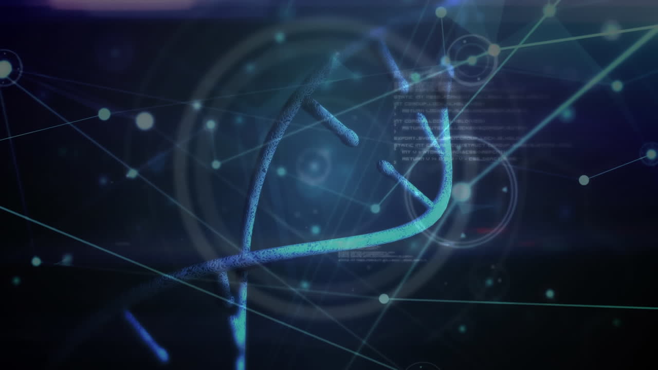 cadena de adn giratoria