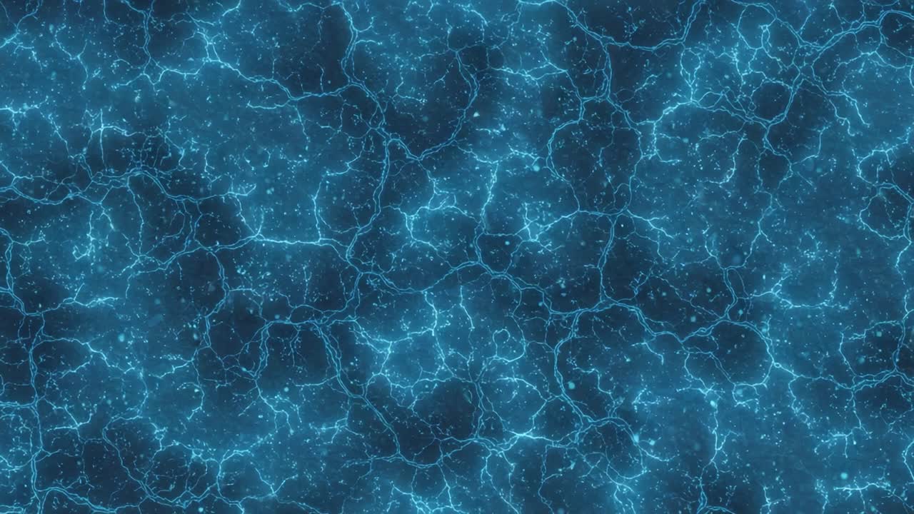 A Captivating Visual Journey Through Electric Blue Lightning Patterns Highlighting Complex Textures and Intricate Designs Against a Deep Background