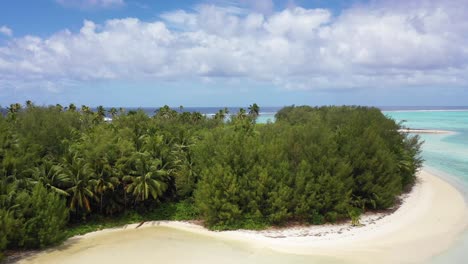 cook island - rarotonga lift off over muri beach