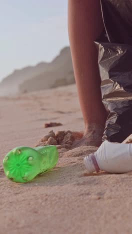 volunteer effort shines as passionate activists clean up the pristine beach