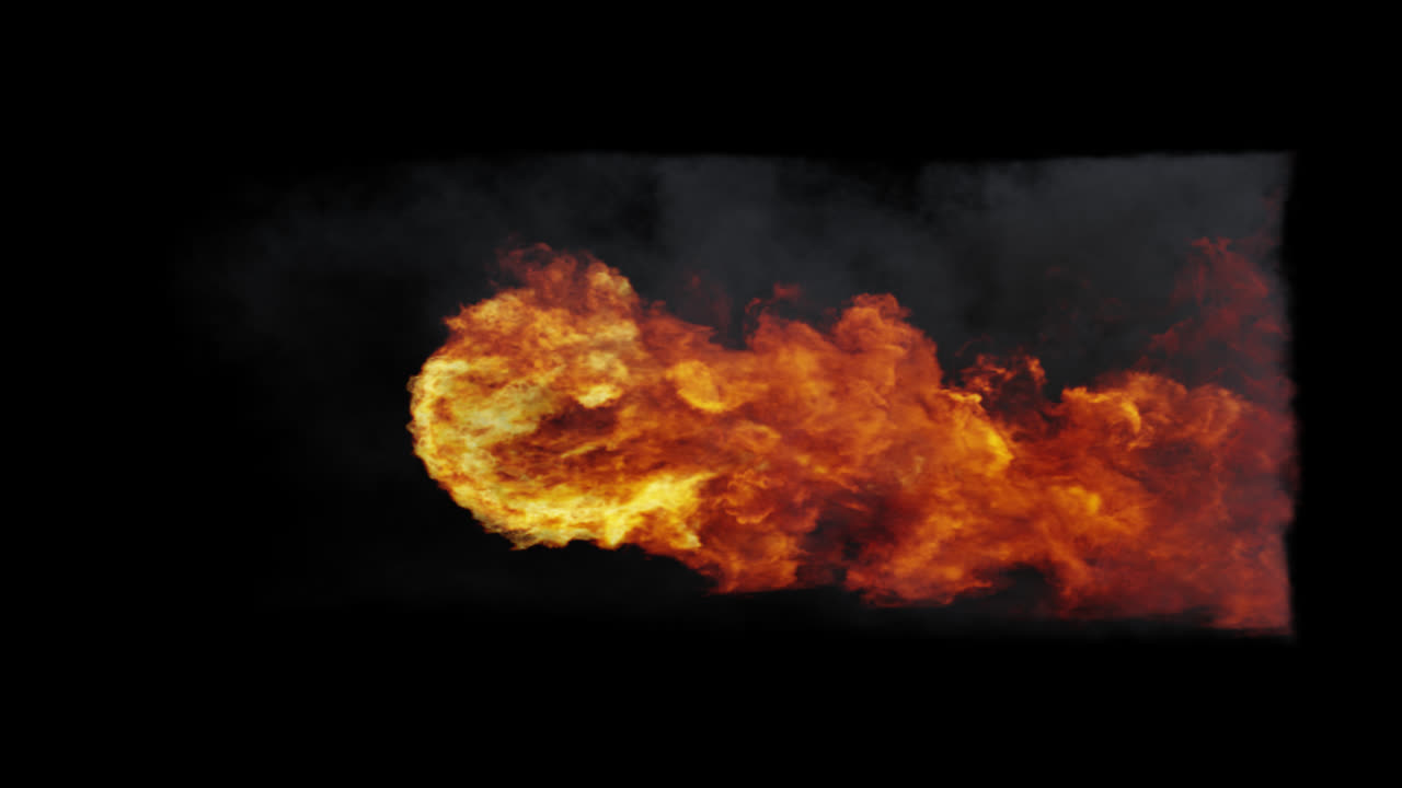 explosión de fuego abstracto