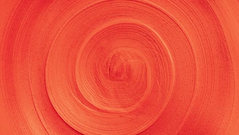 close-up view seamless looping rotation of spiral lines. trendy lush lava color and abstract background of infinity with copy space
