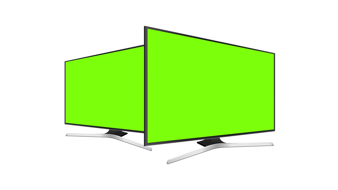 TV Screen Animated Mockup for Presentation Your Designs