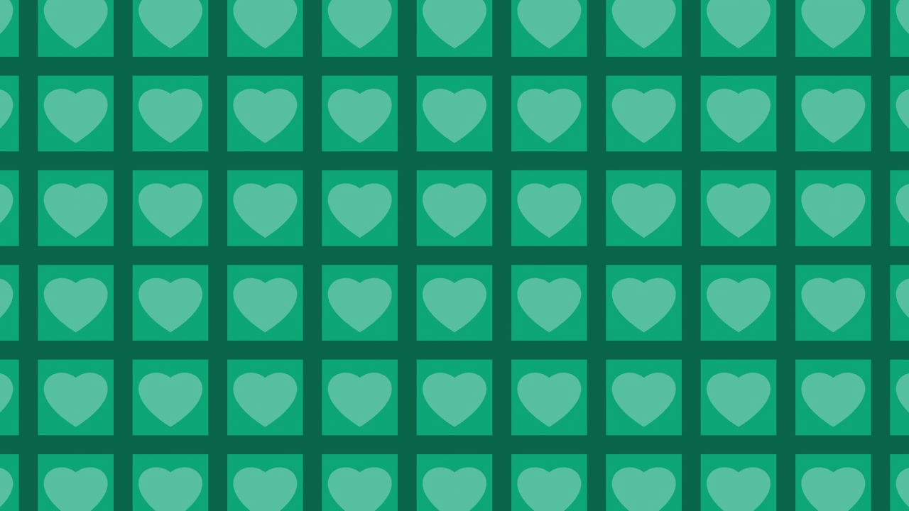 Green Heart Pattern