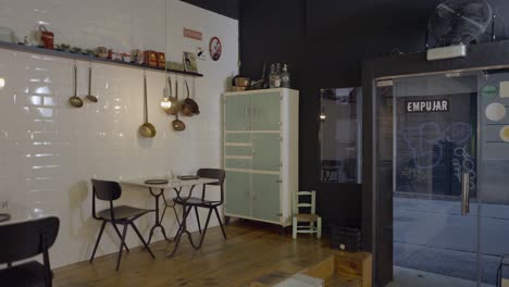 cozy retro restaurant interior
