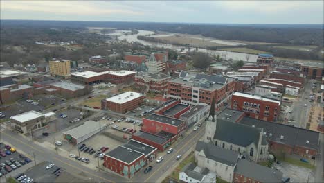 orbit of courthouse in clarksville,tennessee