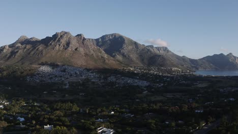 antena hout bay, ciudad del cabo seguimiento hora dorada derecha 4k