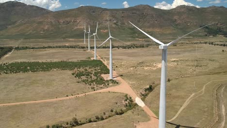 aerogeneradores que no generan electricidad debido a que no hay viento