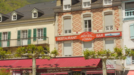 hotel restaurant bar d'ossau in the french pyrenees