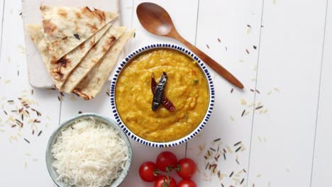Indian-popular-food-Dal-fry-or-traditional-Dal-Tadka-Curry-served-in-bowl