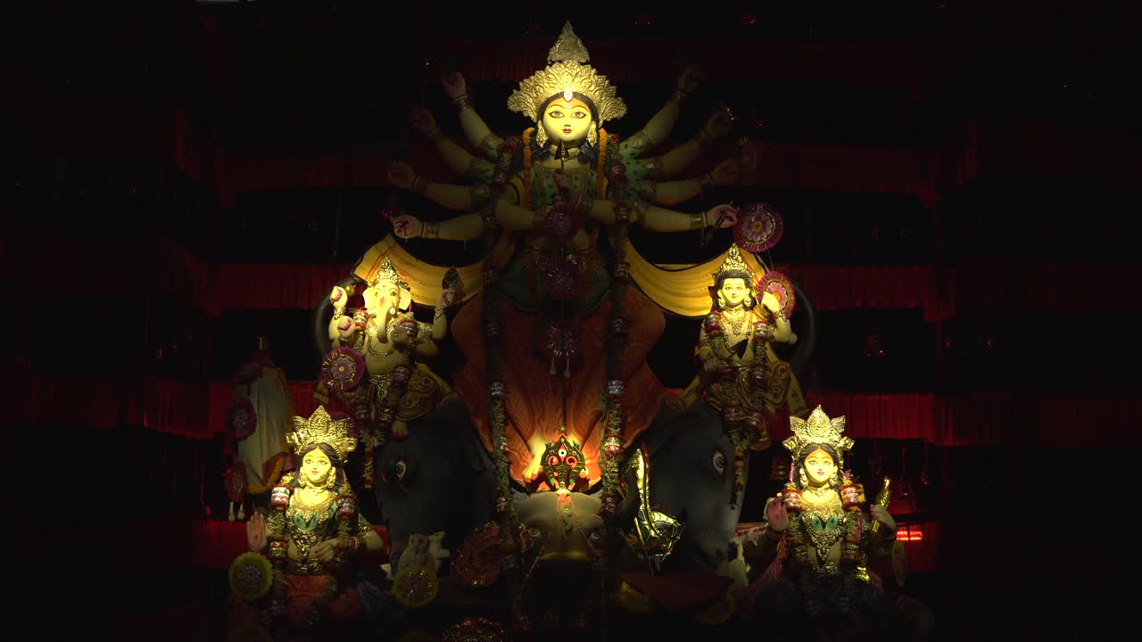 durga puja es el festival más grande de la india y bengala occidental