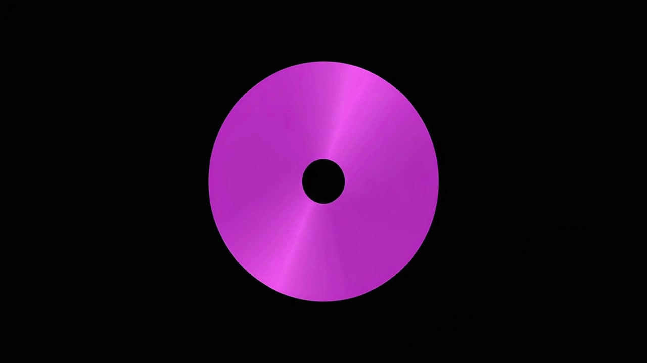 Abstract Animation of Purple Diagonal Stripes Forming a Circle