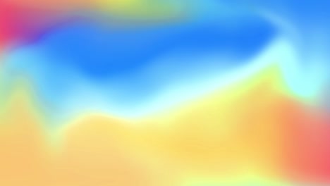 abstract colorful gradient 3d liquid dynamic waves 4k loop background.