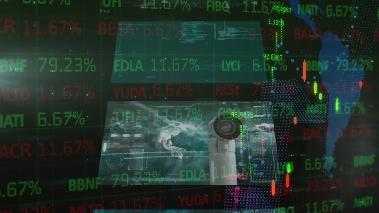 animación de estadísticas y procesamiento de datos sobre el mapa del mundo