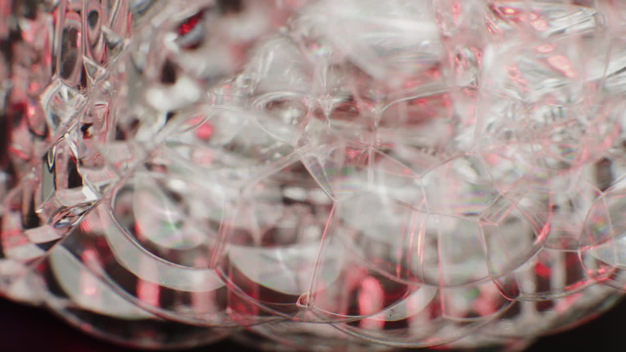 비누 거품의 클로즈업