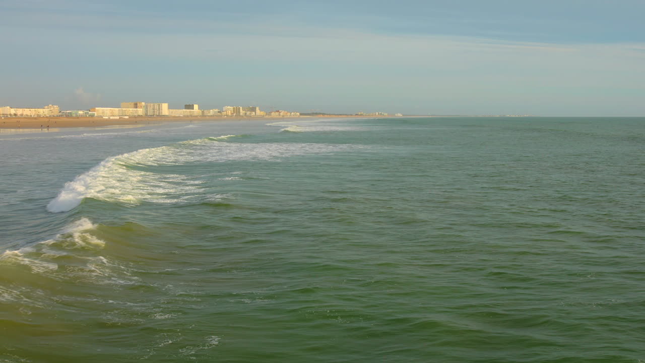 vista panorámica de saint-jean-de-monts en francia