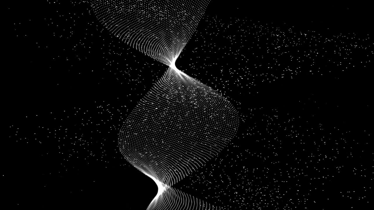 Particles Background in slowly moving Waves