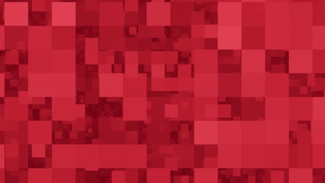 Red block noise abstract background animation (seamless loop)