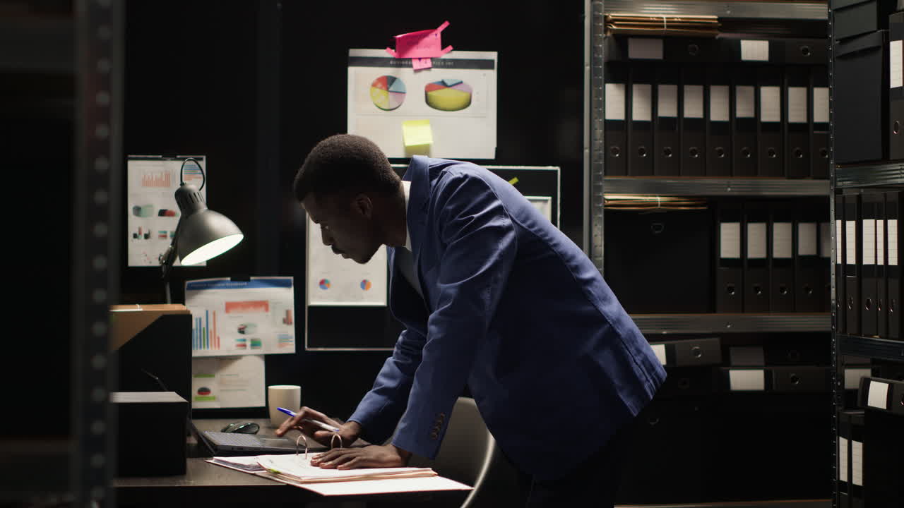 Man working in an office