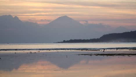 misty shot of mt batur in bali